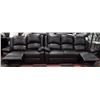 Image 3 : NEW BROWN LEATHERETTE RECLINING SOFA AND