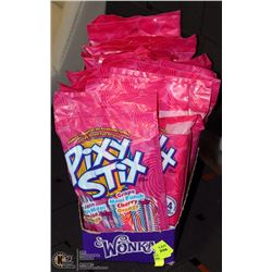 CASE WITH 18 PIXIE STIX