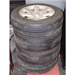 4 CHRYSLER TIRES CHROME RIM 215/65/17