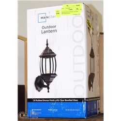 MAINSTAYS OUTDOOR LANTERN BRONZED FINISH