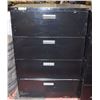 Image 1 : VERTICAL FILING CABINET 4 DRAWER BLACK