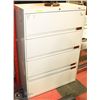 Image 1 : LATERAL FILING CABINET 4 DRAWER BEIGE