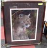 Image 1 : RANDY FEHR "WATCHFUL EYE " COUGAR PICTURE IN BRASS