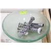 Image 1 : GLASS VESSEL SINK BOWL