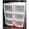 Image 1 : LOT OF 2- 3 DRAWER ORGANIZERS