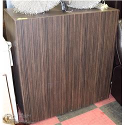 2 TALL BROWN PLANTER BOXES 20"X20"X42"H