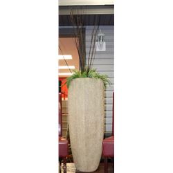 LARGE DESIGNER PLASTIC VASE.