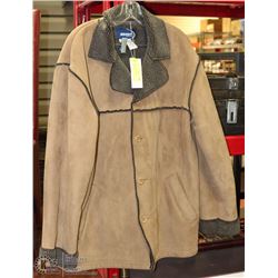 BRODY SIZE LARGE MENS SHEEPSKIN STYLE COAT