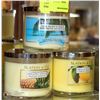 Image 1 : LOT OF 3 ASSORTED SCENTED CANDLES