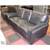 Image 1 : NEW CHARCOAL GREY LEATHERETTE SOFA AND LOVE