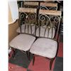 Image 1 : 4 OUTDOOR PATIO CHAIRS
