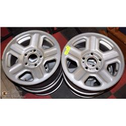 4 CHRYSLER FUMMAGALI STEEL RIMS 16X7-5 BOLT CENTER