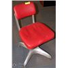 Image 1 : VINTAGE HELICOPTER BASE SHOP CHAIR.