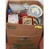 Image 1 : LARGE BOX OF ASSORTED TINS
