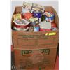 Image 1 : LARGE BOX OF ASSORTED TINS