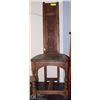 Image 1 : HIGH BACK ANTIQUE CHAIR.