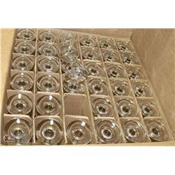 CASE WITH 3 DOZEN LIBBY WINE GLASSES
