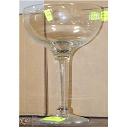 EXTRA LARGE NEW GLASS MARGARITA CUP