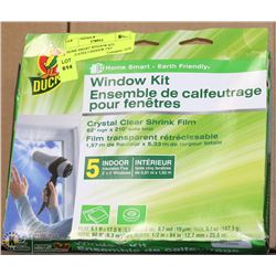 HOME SMART WINDOW KIT, INSULATES 5 INDOOR 3'X5'