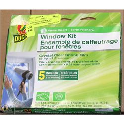 HOME SMART WINDOW KIT, INSULATES 5 INDOOR 3'X5'