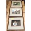 Image 1 : GROUP OF 3 WOOD FRAMED ESTATE PICTURES