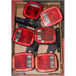 LOT OF 6 TRAILER MOUNTING LIGHTS