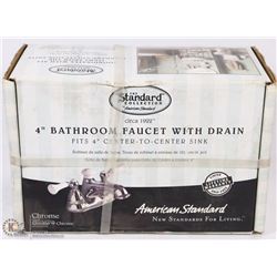 NEW AMERICAN STANDARD 4" CHROME BATHROOM FAUCET