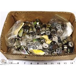 BOX FILLED WITH REPLAEMENT LOCKS & KEYS