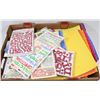 Image 1 : LARGE FLAT OF ART AND SCRAP BOOKING SUPPLIES
