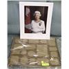 Image 1 : QUEEN ELIZABETH PRINT & PICTURE FRAME 20X16.