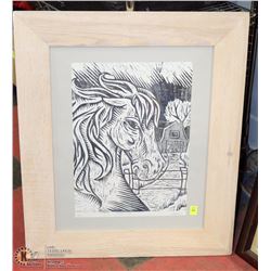 LTD ED 4/5 DIABLOS FURY FRAMED PICTURE