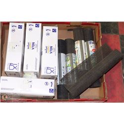 FLAT WITH 4 BOXES OF DISPOSABLE SIZE MED. GLOVES