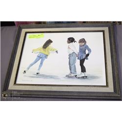 FRAMED, LTD EDITION PRINT SIGNED BY ARTIST -