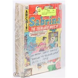 LOT OF 27  ARCHIE SERIES SABRINA  COMIC BOOKS