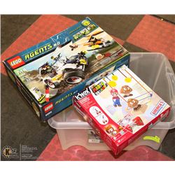 LEGO AGENTS 2.0 W/ MARIO K'NEX UNOPENED.