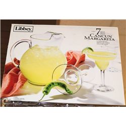 LIBBEY CANCUN MARGARITA SET.