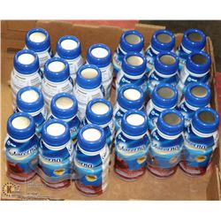 CASE OF 24 GLUCERNA MEAL SUPPLEMENTS CHOCOLATE.