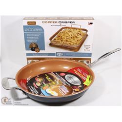NEW GOTHAM STEEL 12.5" FRYING PAN WITH COPPER