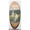Image 1 : ANTIQUE TREE BARK PAINTING OF A COUPLE