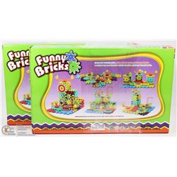 TWO BOXES OF FUNNY BRICKS