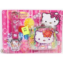 HELLO KITTY WATCH AND WALLET SET
