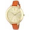 Image 1 : NEW MICHAEL KORS RUNWAY SLIM LEATHER STRAP WATCH