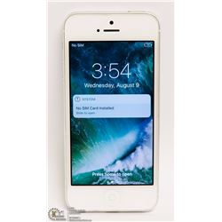 APPLE iPHONE 5 FOR BELL SILVER WHITE