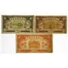 Image 1 : Shantung Minsheng Bank 1936 Banknote Trio.