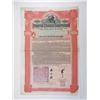 Image 1 : Imperial Chinese Government, Tientsin-Pukow Railway, 1908 Issued Bond