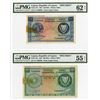 Image 1 : Central Bank of Cyprus, 1961 Specimen Pair.