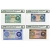 Image 1 : Central Bank of Cyprus, 1974 Unique Approval Specimen set of 4 Notes.