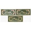 Image 1 : Banco Central de Reserva de El Salvador, 1934-1951, Trio of Issued Notes