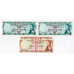 Government of Fiji, 1961-1962, Issued Trio