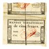 Image 1 : France, Mandat  Territorial 1796 Banknote.